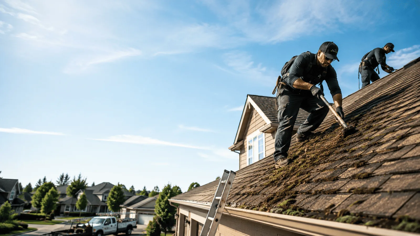 Roof Moss Removal in Marshall, MO near me